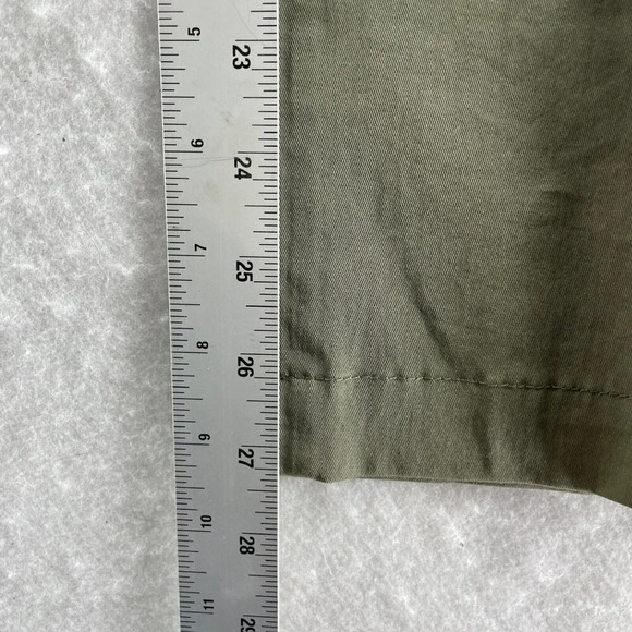 Uniqlo Pants Mens 36x34 Sage Green Slacks Mid Rise Straight Leg Casual Golf - Picture 5 of 10